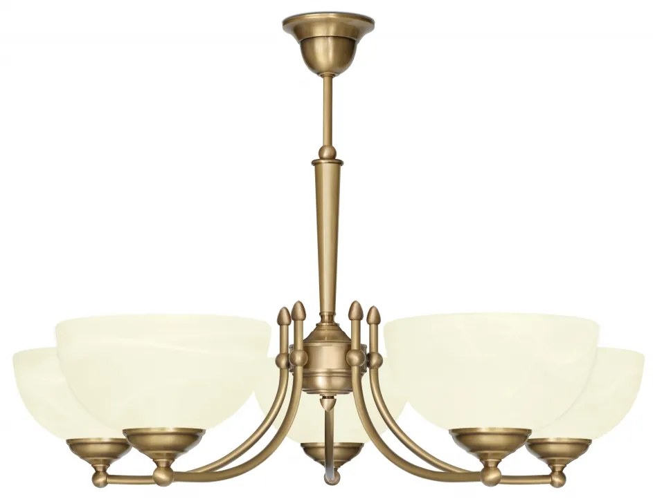 Niski złoty żyrandol do salonu Y-S5AC