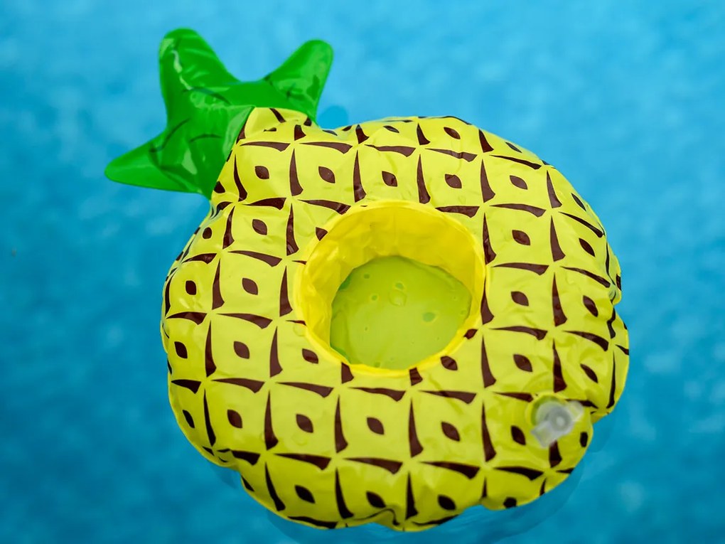 Dmuchany uchwyt na napoje ANANAS