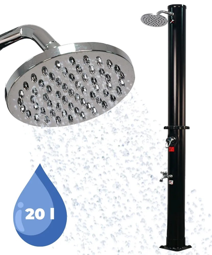 Jurhan Prysznic solarny DELFINA, 20l, czarna