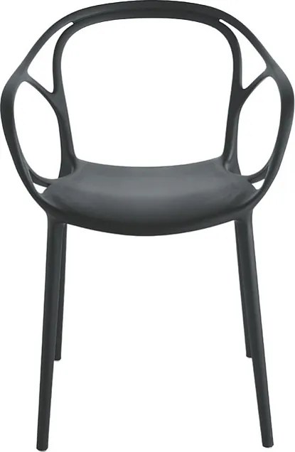 Zestaw 2 współczesnych sedianów „Mistral”, a następnie pranzo in polipropilene versatili cm 57x55 80h