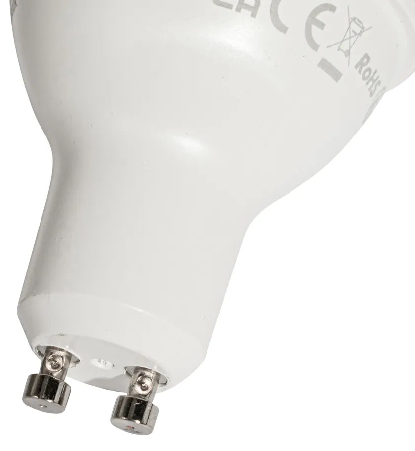 Set van 5 GU10 50mm LED lampen helder 7.5W 800 lm 3000K