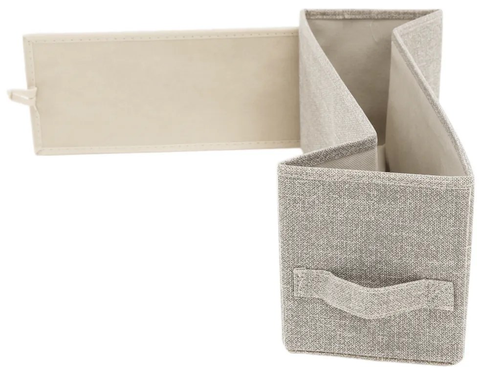 Komoda z szufladami z tkaniny OFELIA, biały