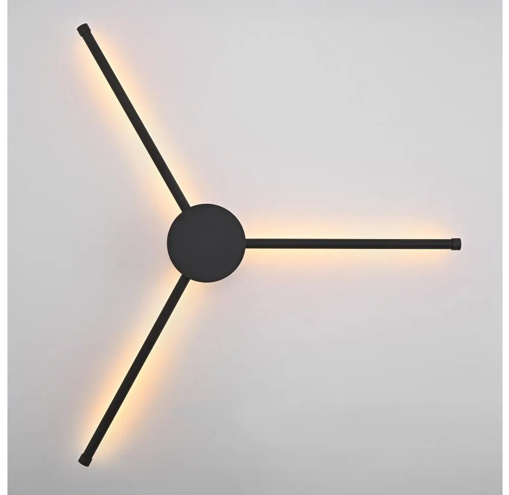 Brilagi - LED Kinkiet LUGO TRE LED/14W/230V czarny