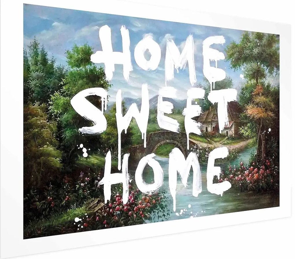 Plakat Wymarzony dom 42x29,7 cm bez ramy z marginesem ARTGEIST B
