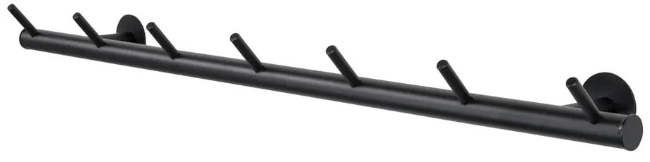 Czarny metalowy wieszak ścienny 80 cm Odin – Spinder Design