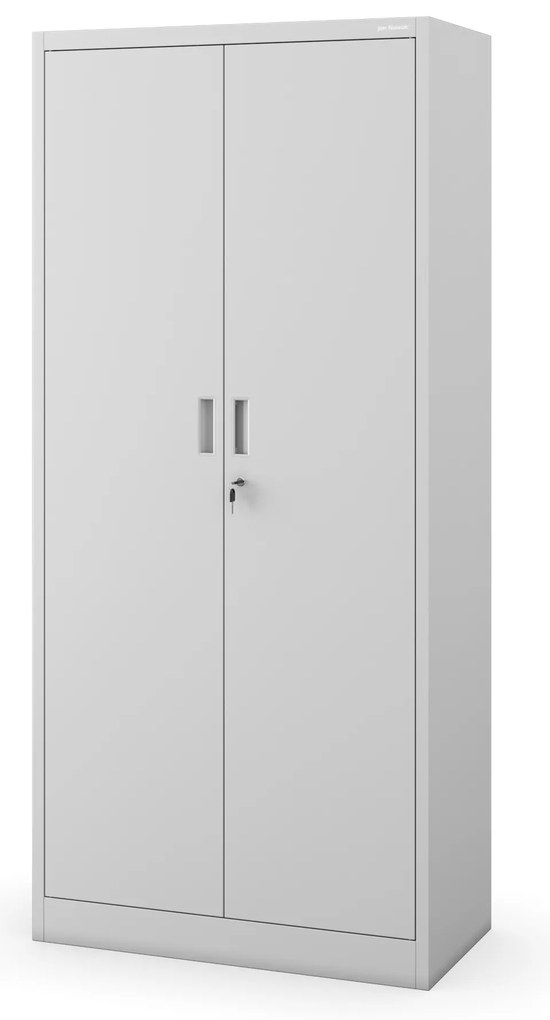 Szafa biurowa na dokumenty z 4 półkami szara, 1750x800x400 mm: JAN Compact