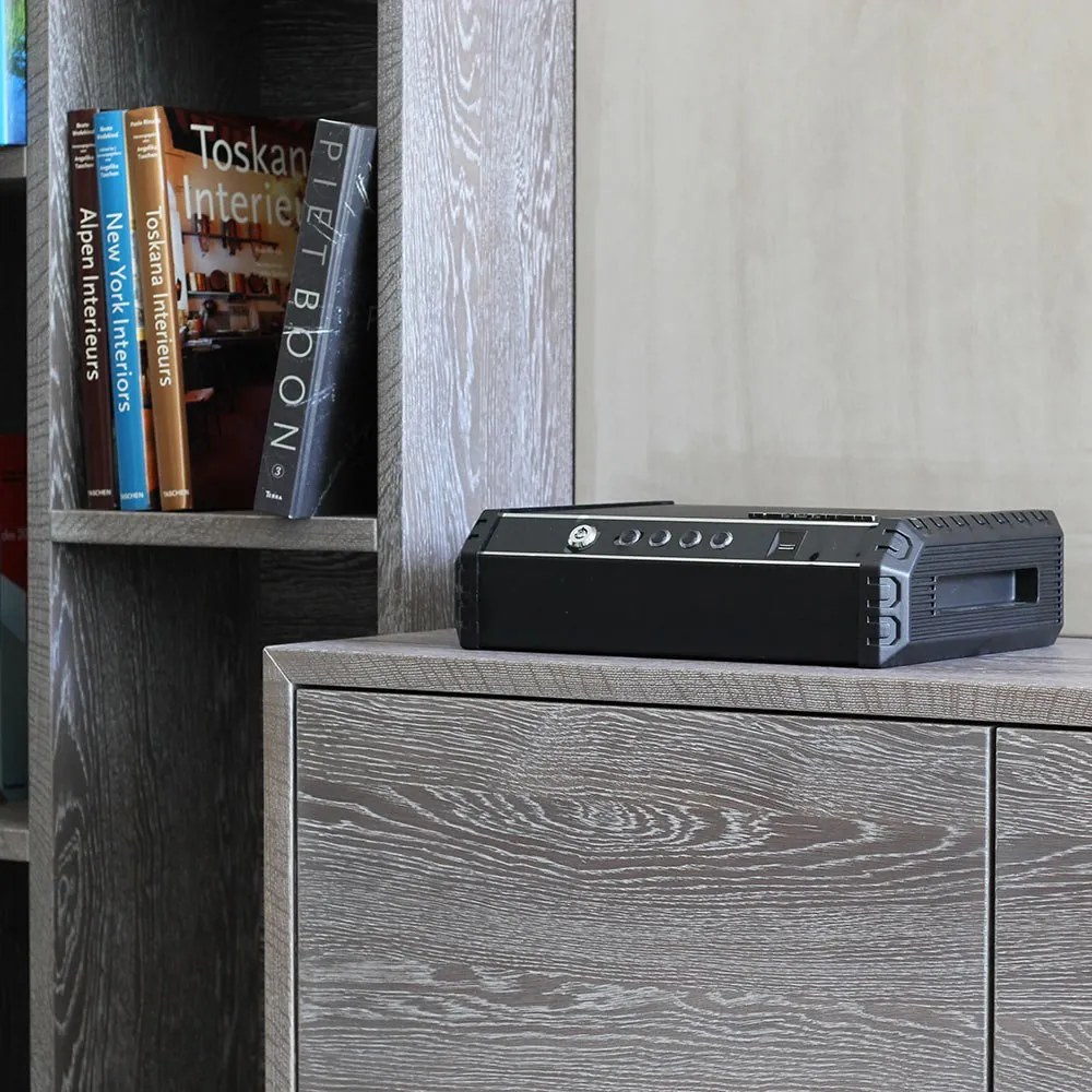 Sejf na kosztowności i broń GUNMASTER XL, 100 x 370 x 275 mm