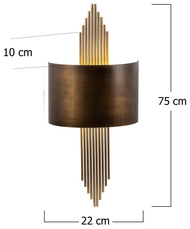 Kinkiet w kolorze złota – Opviq lights