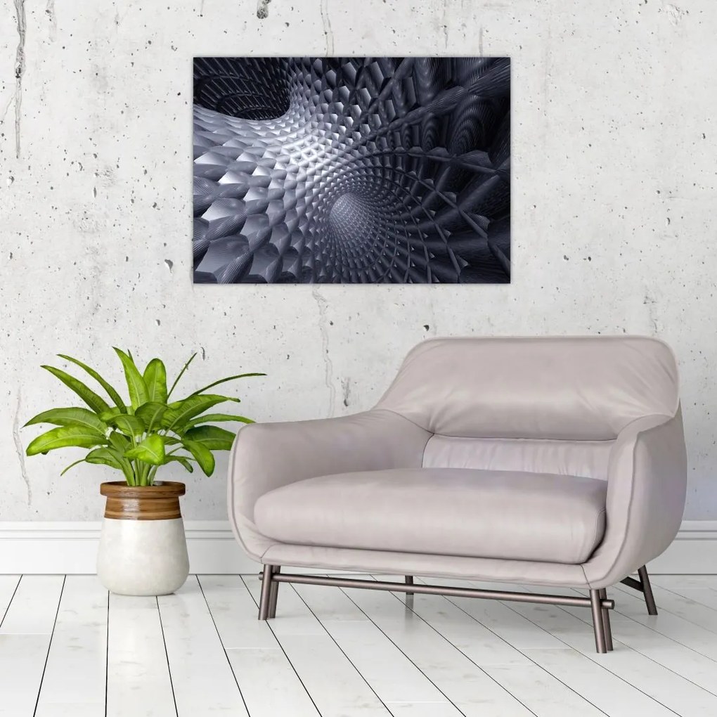 Obraz - Abstrakcja 3D (70x50 cm)
