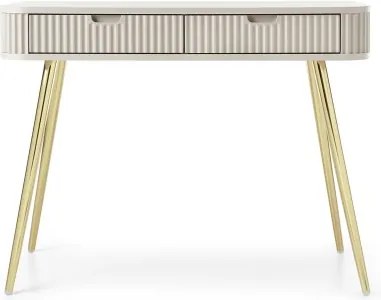 ZURI Toaletka T-103 kaszmirowa | złote nogi