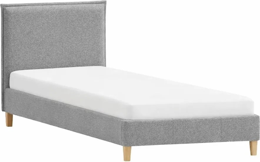 Tapicerowane łóżko ze stelażem 90x200 cm Tina – Ropez