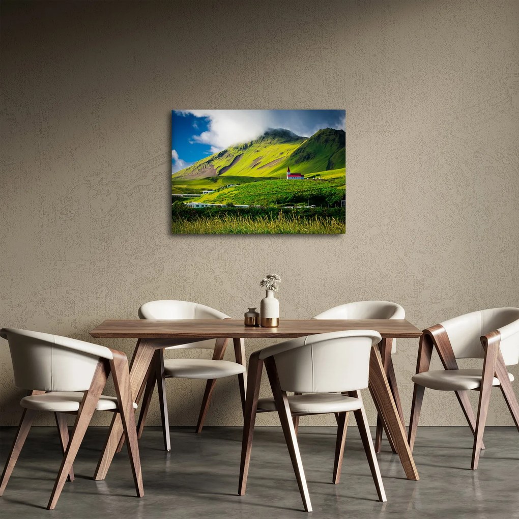 Obraz górskiego krajobrazu (70x50 cm)