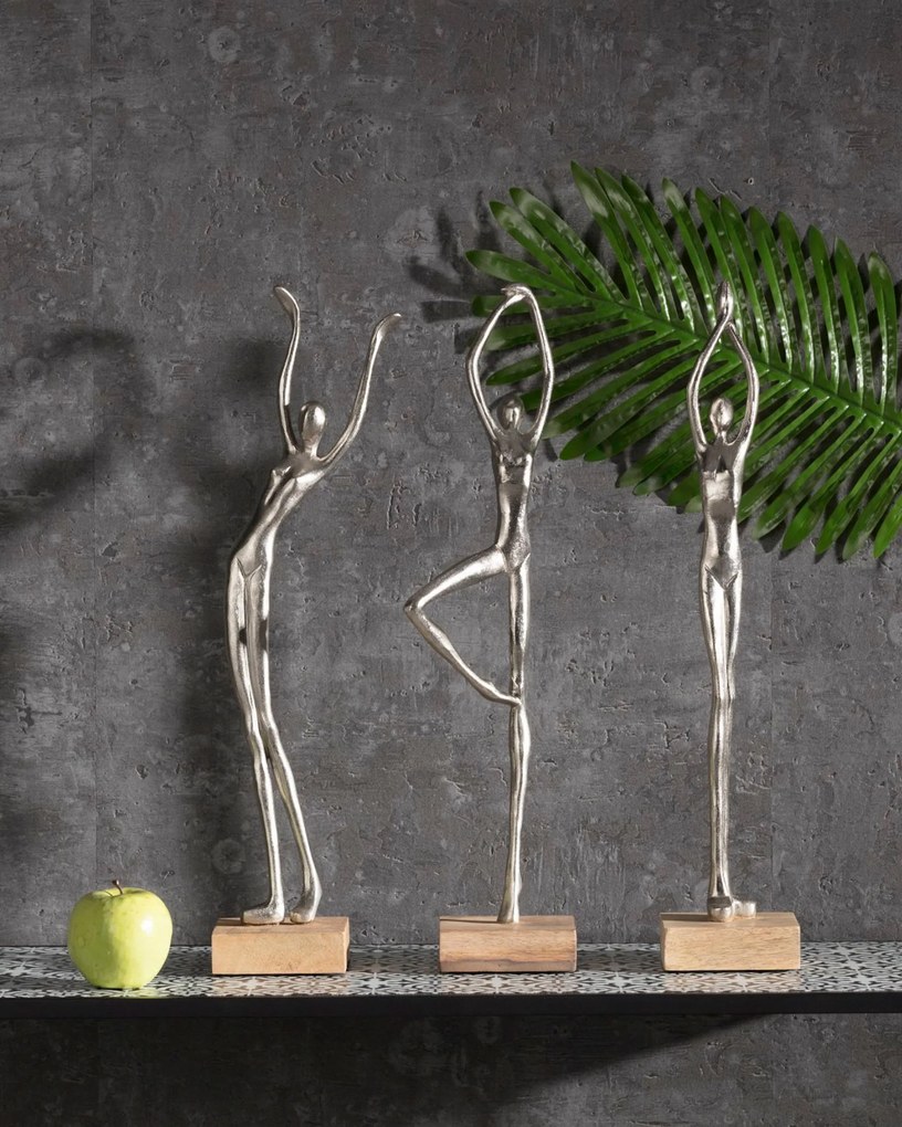 Dekoracja Silver Woman III wys. 52cm