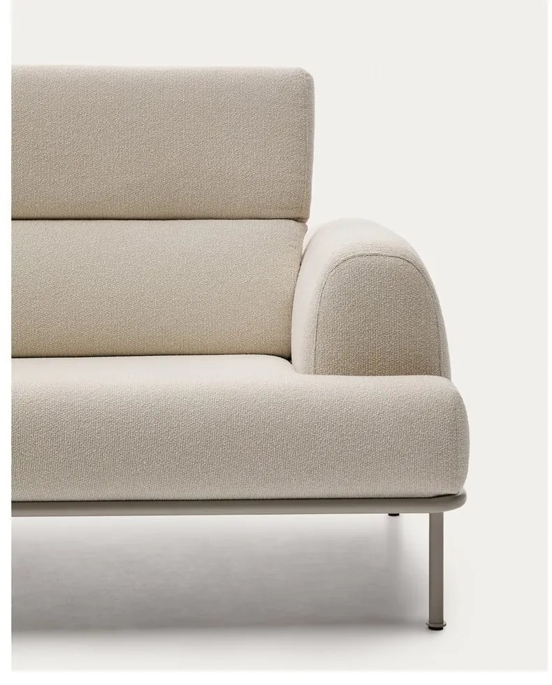 Beżowa sofa z tkaniny szenilowej 234 cm Aurum – Kave Home