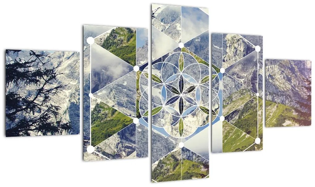 Obraz - Figura geometryczna (125x70 cm)