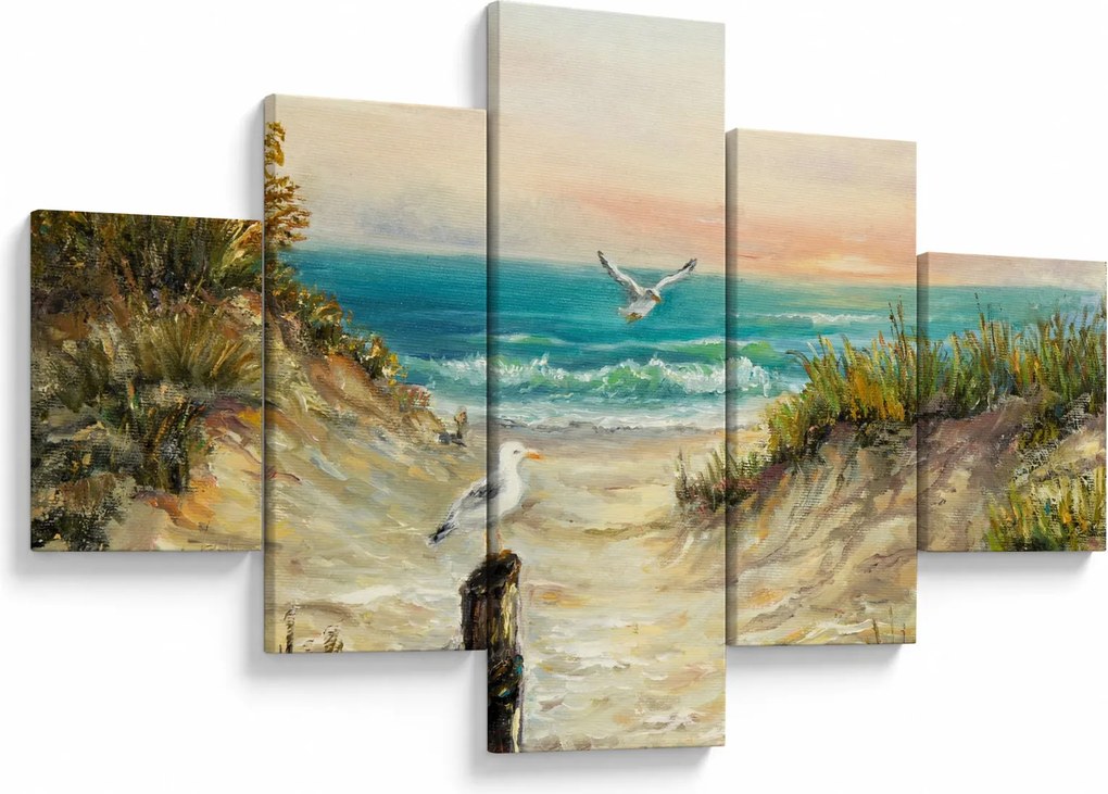 Obraz - Piaszczysta plaża (125x70 cm)