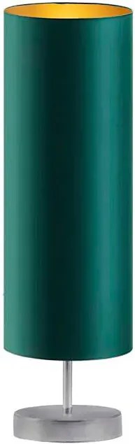 Lampka stołowa do salonu na srebrnym stelażu - N1-T62