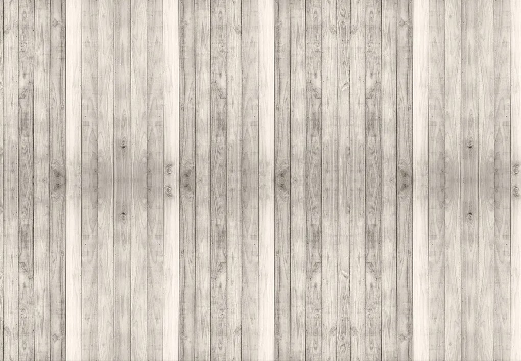 Fototapeta - Drewniana ściana, szara (196x136 cm)