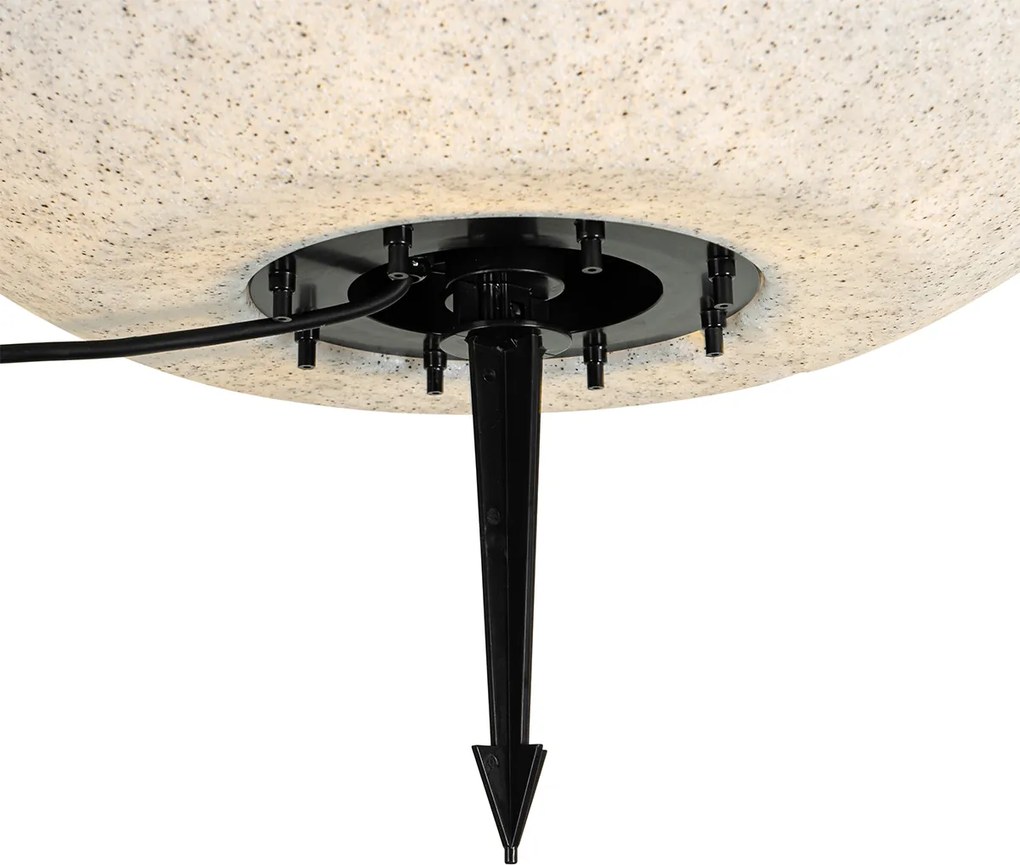 Inteligentna lampa zewnętrzna szara 77 cm IP44 z Wifi A60 - Nura