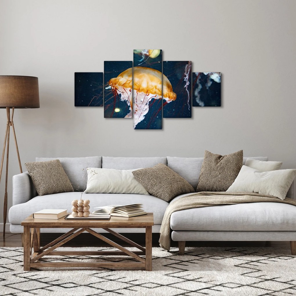 Obraz meduzy (125x70 cm)