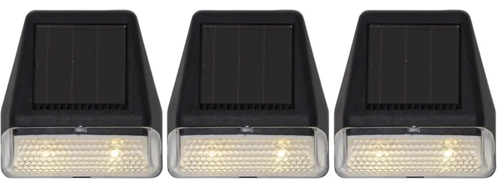 Zestaw 2 kinkietów solarnych LED Star Trading Wally, wys. 7,5 cm