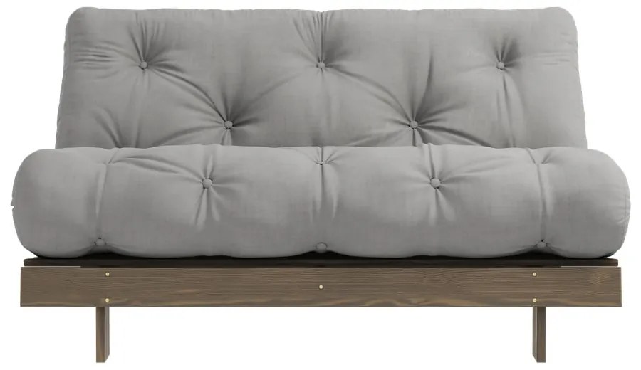 Szara rozkładana sofa 140 cm Roots – Karup Design