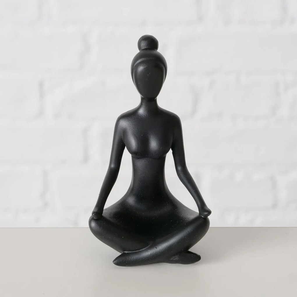 Figurka dekoracyjna Joga, kobieta, 10 cm