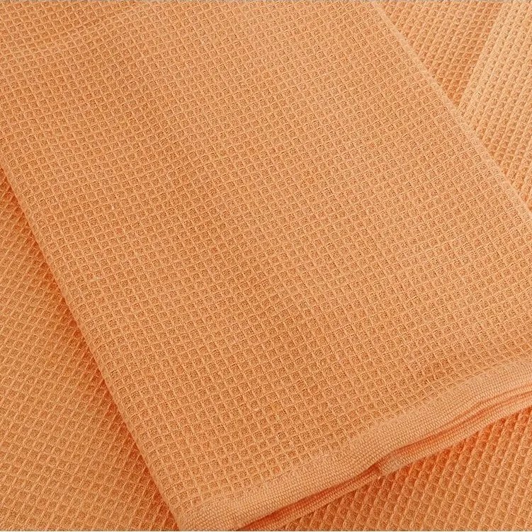 B.E.S. Petrovice Ścierka kuchenna gofrowana morelowy, 40 x 60 cm, zestaw 3 szt.