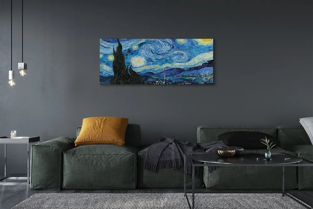 Zdjęcie na płótnie Gwiaździsta noc - Vincent van Gogh