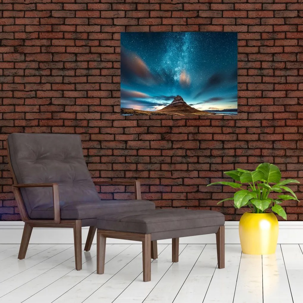 Obraz niebieskiej drogi mlecznej (70x50 cm)