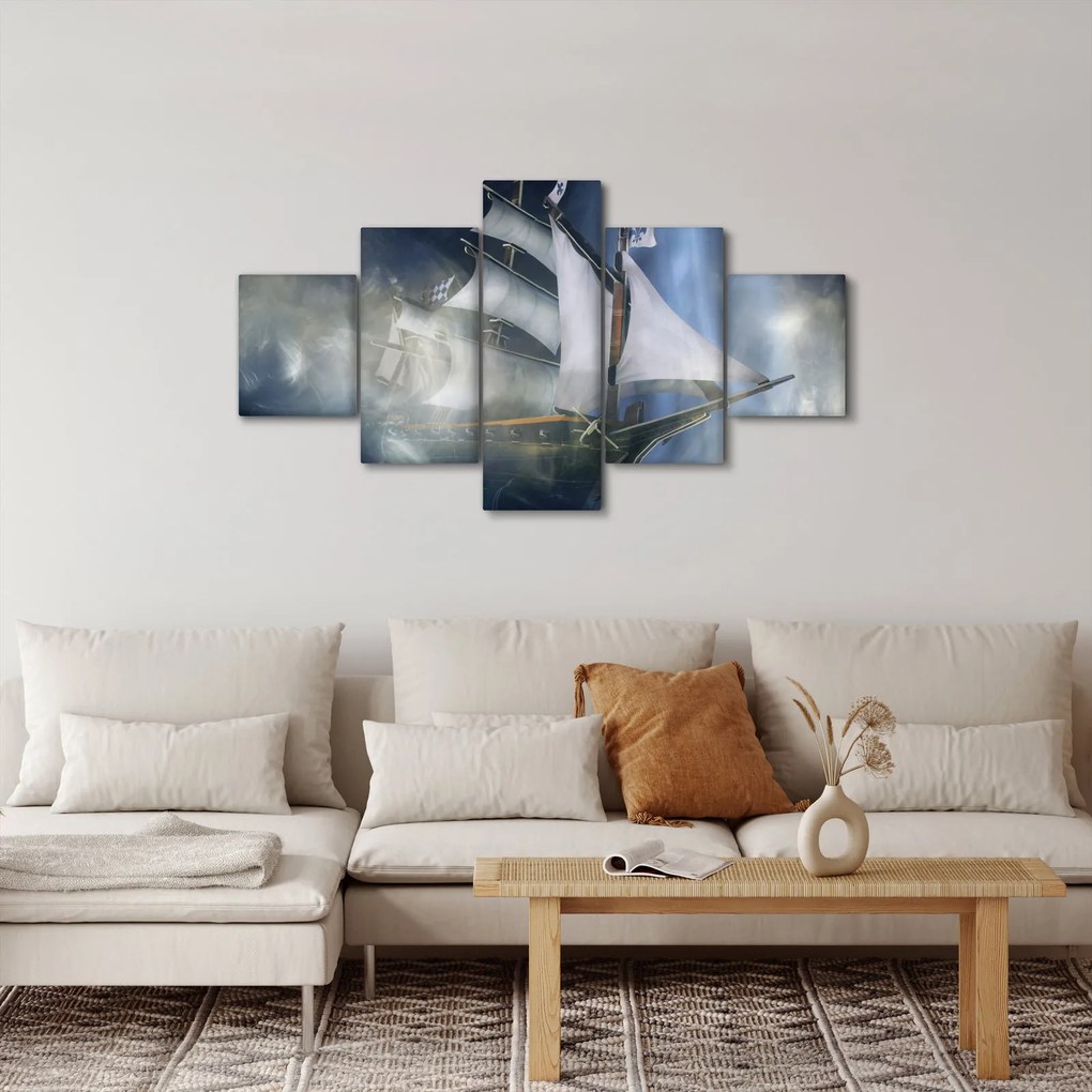 Obraz - Statek widmo (125x70 cm)