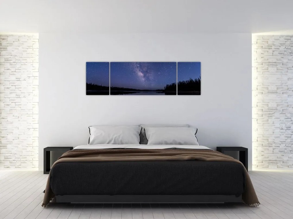 Obraz nocnego nieba (170x50 cm)