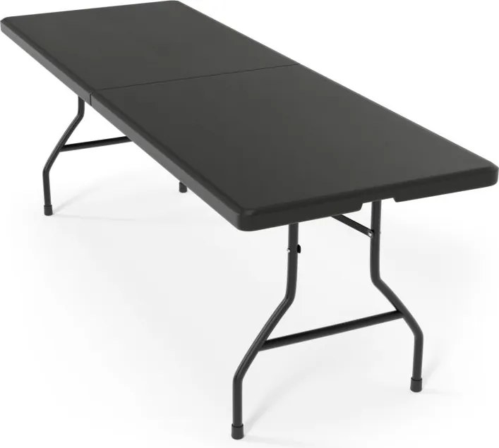 Jago Stół składany 183 cm dla 8 osób - czarny