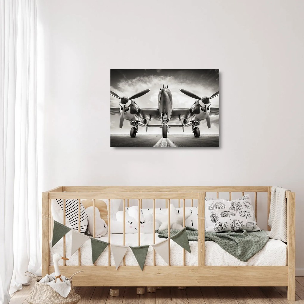 Obraz na szkle - Warbird (70x50 cm)
