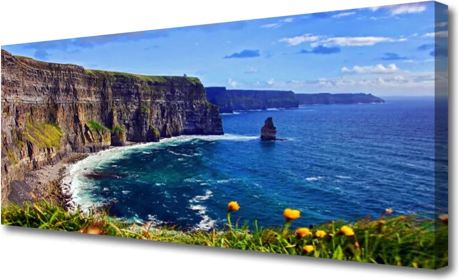 Obraz na płótnie Błękitna Zatoka wśród Skał