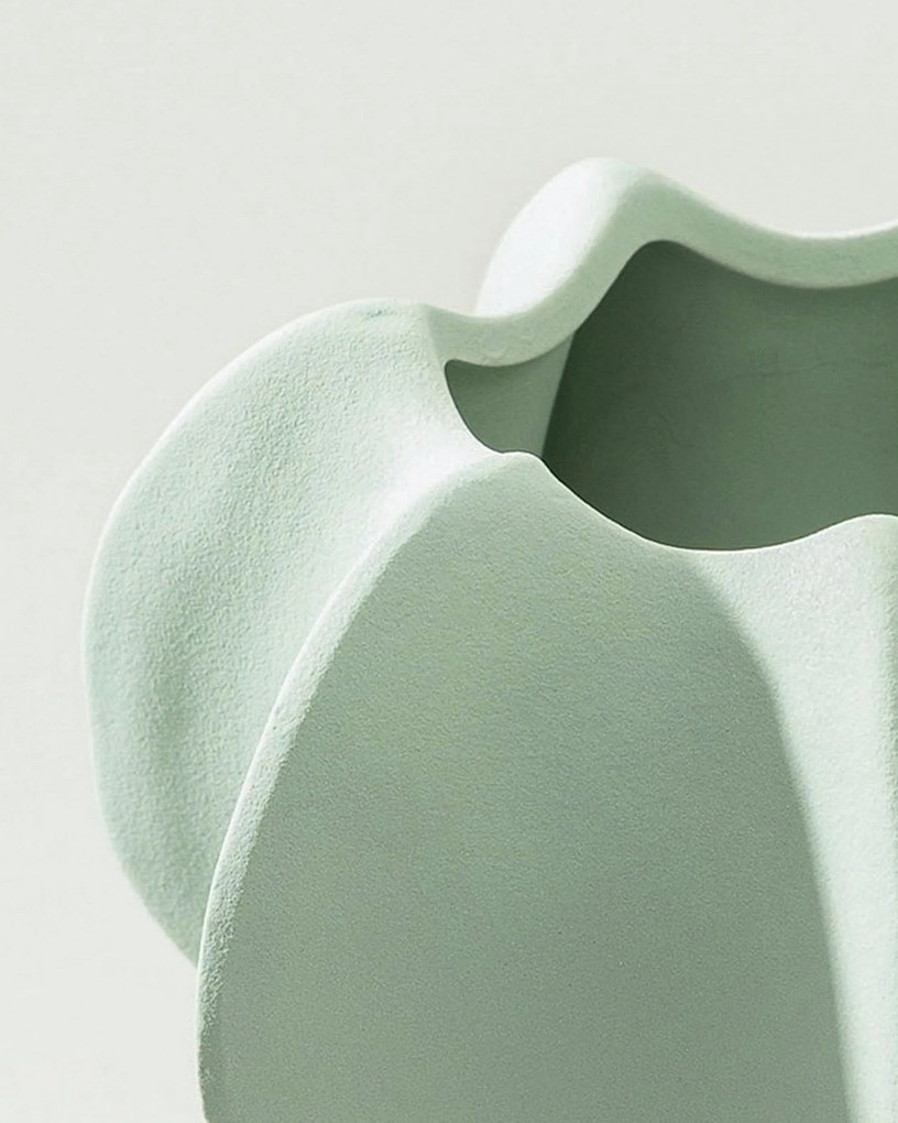 Wazon Petal Green 15x17 cm