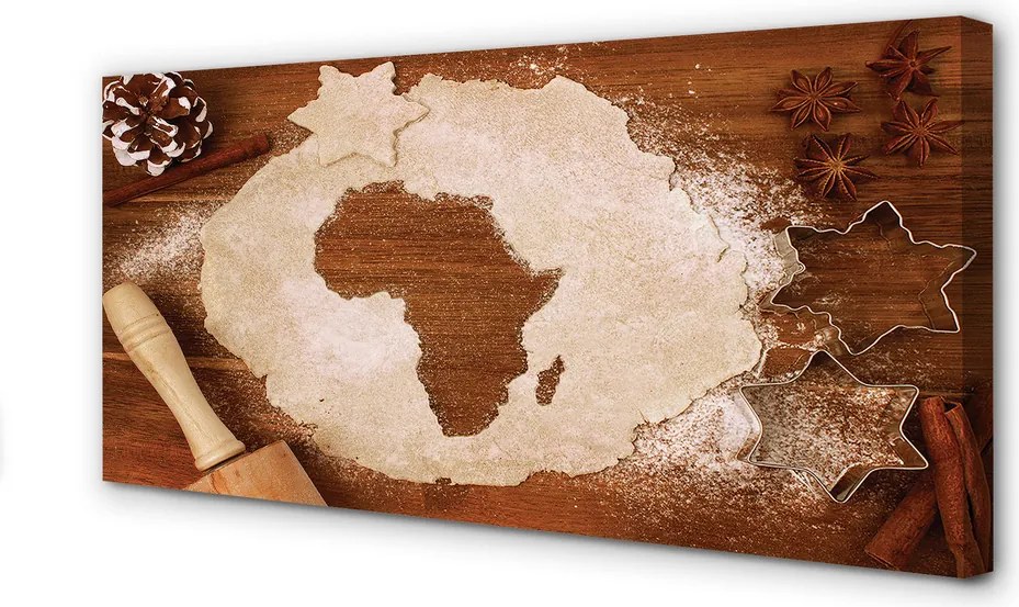 Zdjęcie na płótnie Afrykańska Kuchnia: Ciasto i Wałek