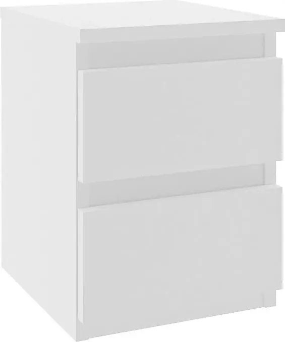 Biała minimalistyczna szafka nocna P6-K27