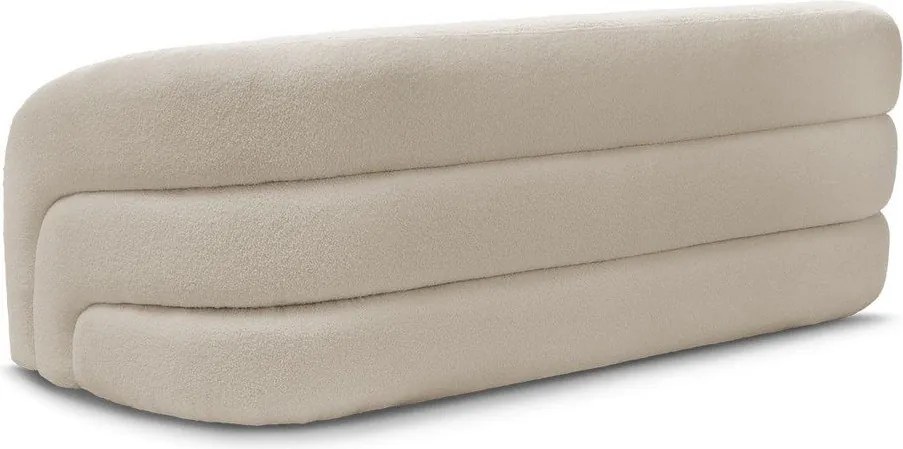 Beżowa sofa z materiału bouclé 193 cm Elina – Bobochic Paris