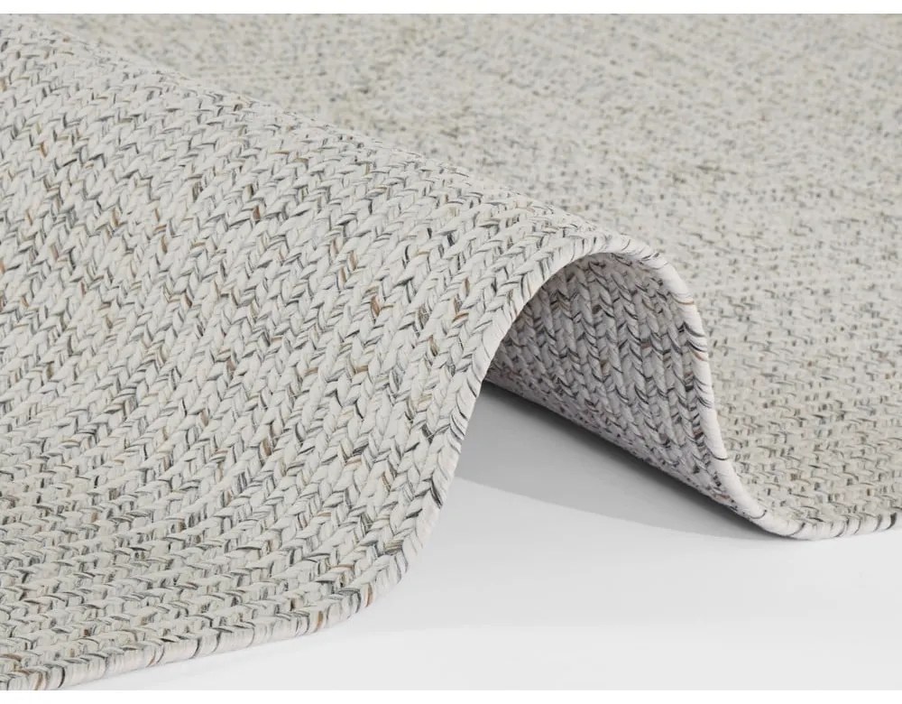 Białobeżowy dywan odpowiedni na zewnątrz 170x120 cm – NORTHRUGS