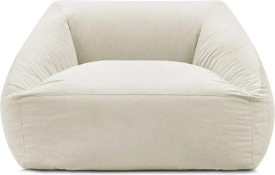 Beżowy sztruksowy worek do siedzenia Lilibet – Bobochic Paris