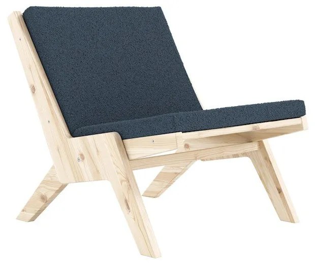Ciemnoniebieski fotel Sway – Karup Design