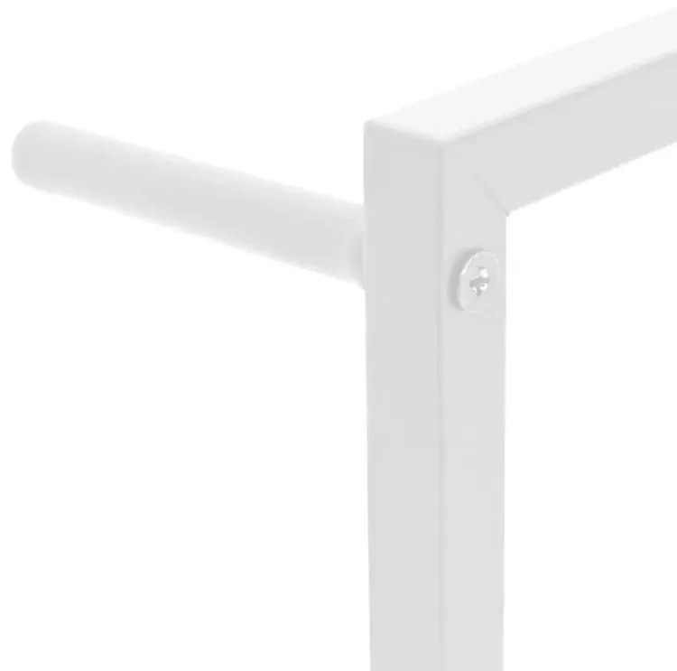 Biały dekoracyjny wieszak na ręczniki Z8-B12