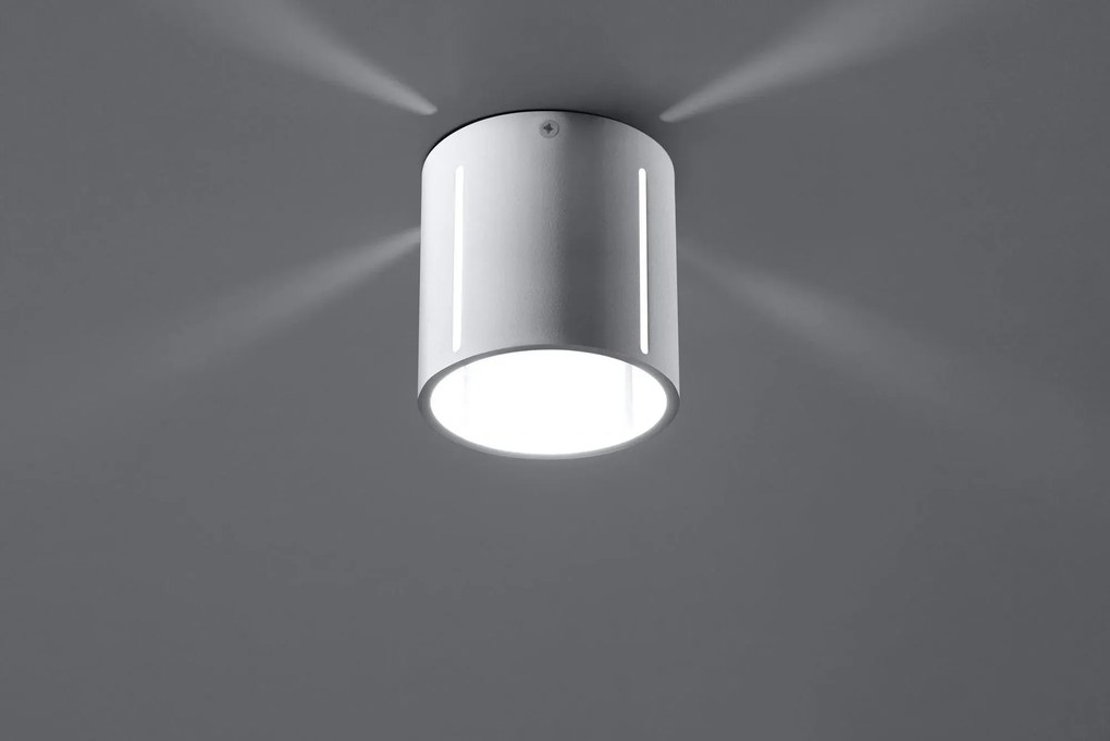 Nowoczesny okrągły plafon LED E803-Kalano - biały