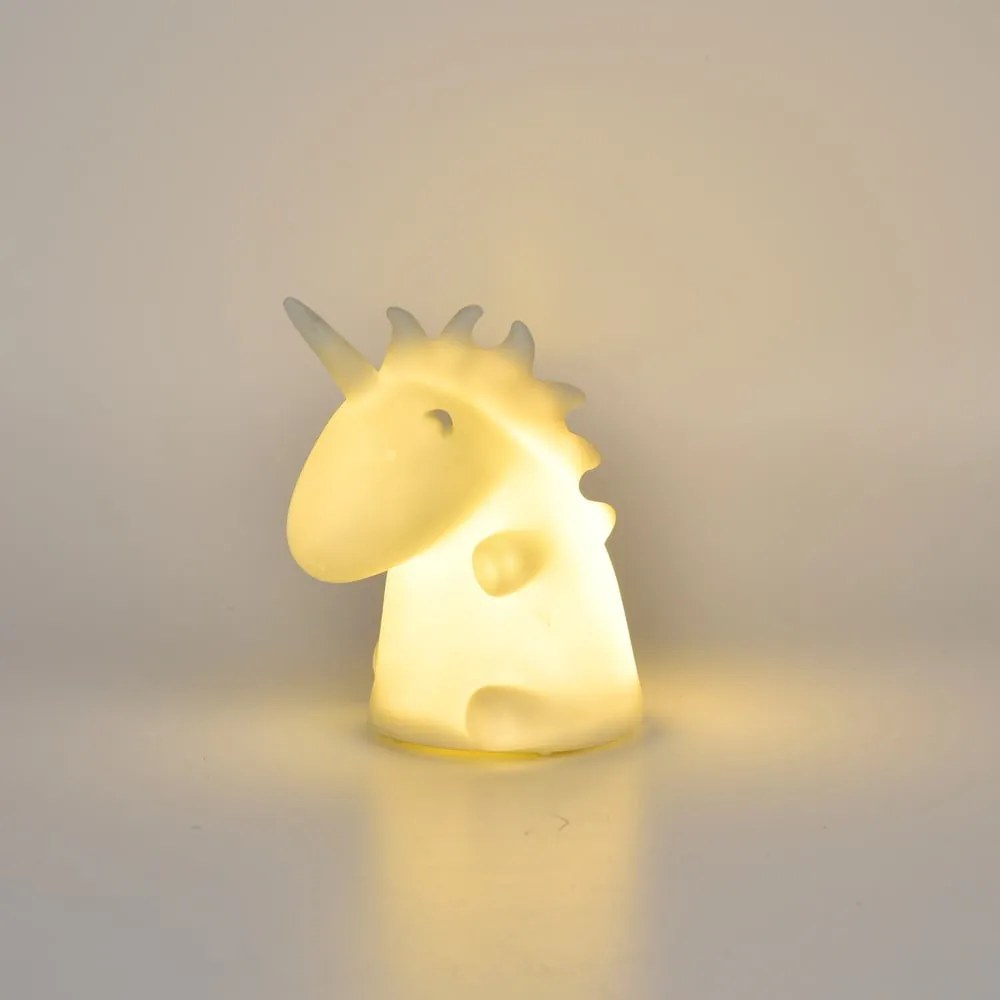 Biały lampion LED (wysokość 11,5 cm) Unicorn – Hilight