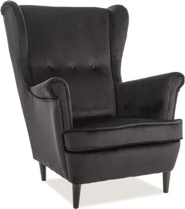 Elegancki tapicerowany fotel Lord Velvet