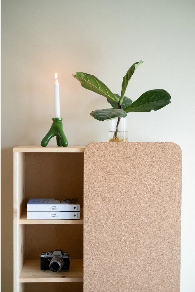 Regał z drewna sosnowego z tablicą Karup Design Slide