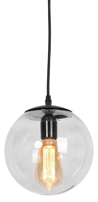Nowoczesna lampa wisząca szara 20 cm - Pallon Nowoczesny Oswietlenie wewnetrzne