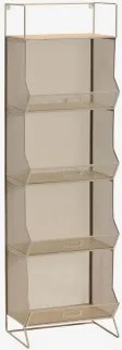 Regał Magazynowy 30x105 Cm Z Żelaza I Mdf Antxo Kremowa Tapioca - Sklum