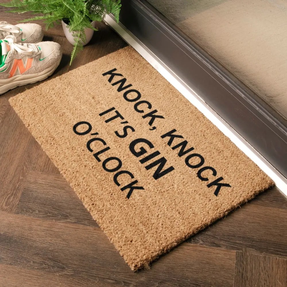 Wycieraczka z włókna kokosowego 40x60 cm Gin O'Clock – Artsy Doormats